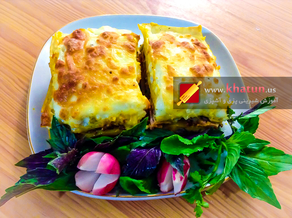 طرز تهیه لازانیا + عکس