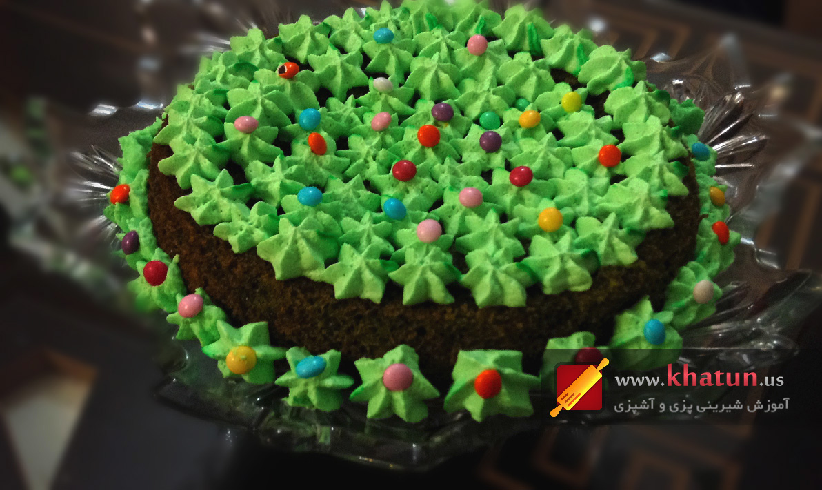 طرز تهیه کیک اسفناج + عکس