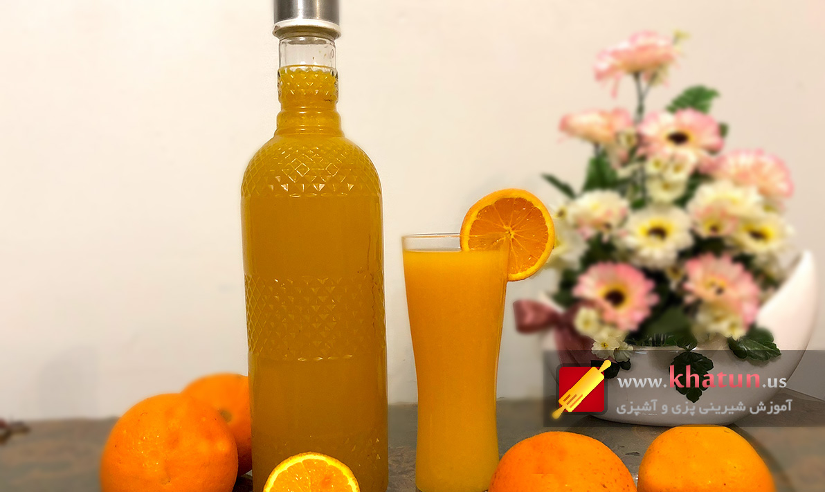طرز تهیه شربت پرتقال + عکس 