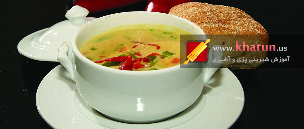 طرز تهیه سوپ قارچ و جو + عکس 
