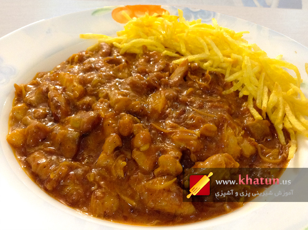 طرز تهیه خوراک مرغ پرتقالی + عکس 