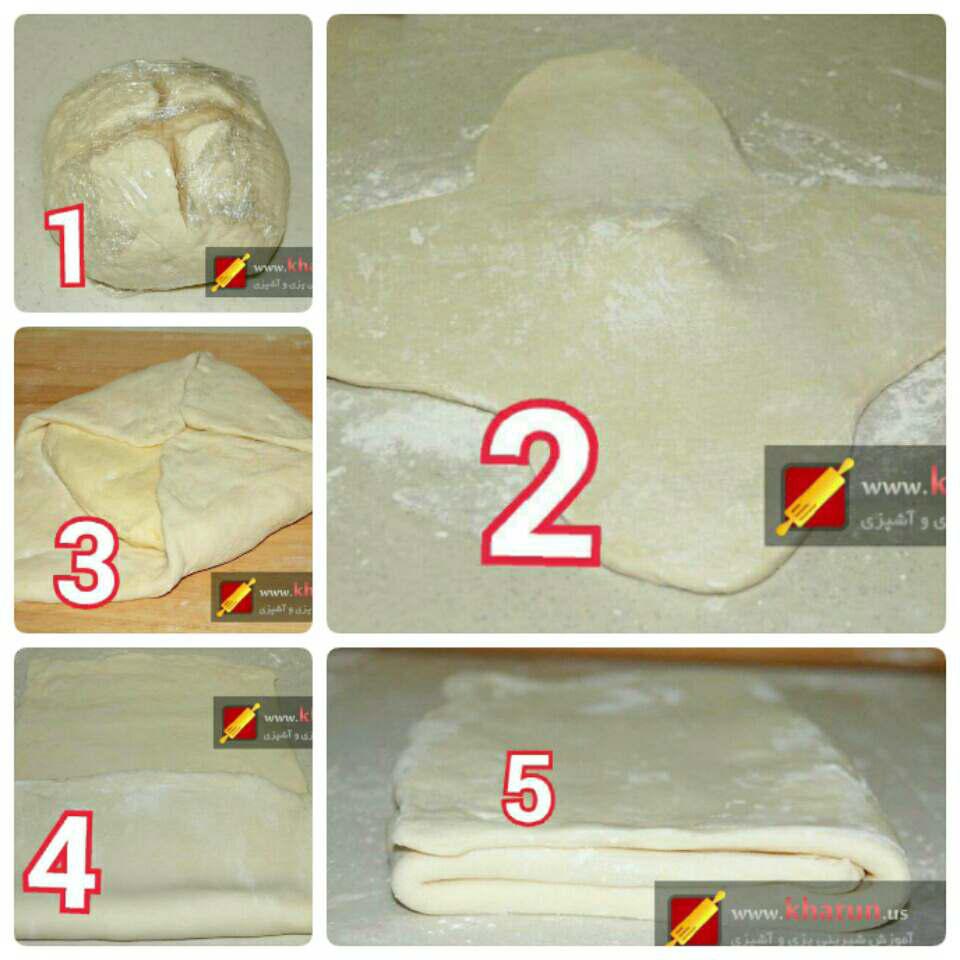 طرز تهیه خمیرهزارلا + عکس