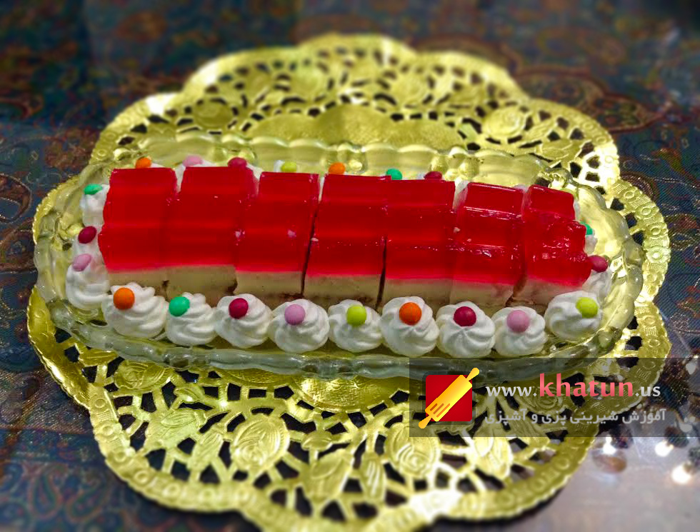 طرز تهیه دسر مارشمالو ناودانی + عکس 