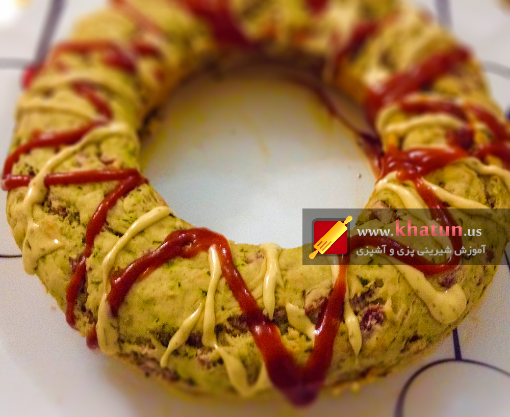 طرز تهیه نان سبزیجات + عکس 