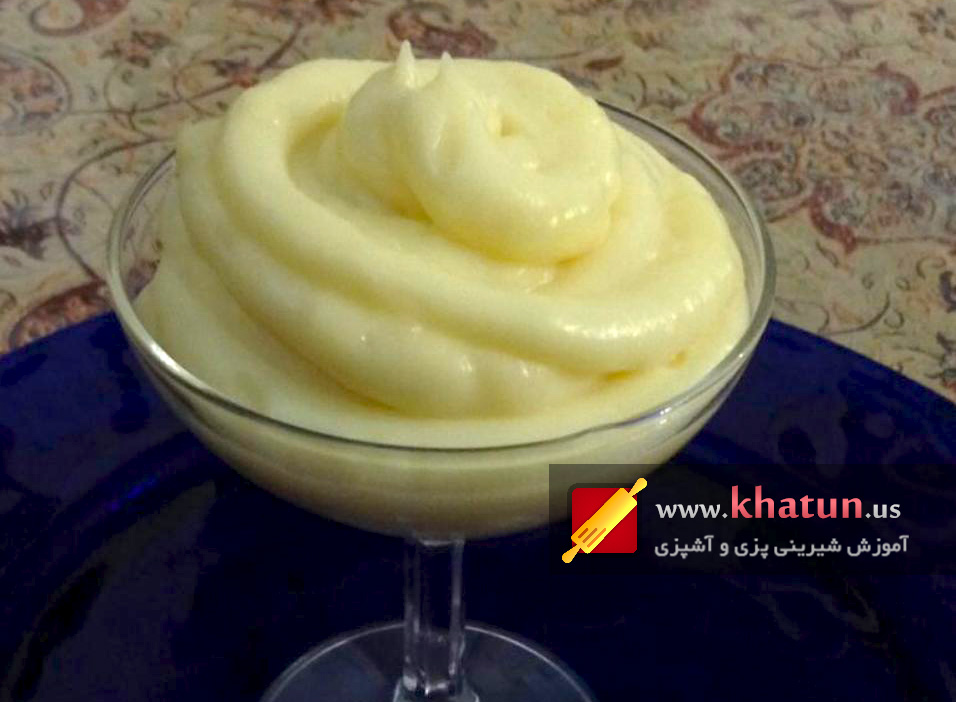 طرز تهیه کرم پاتیسیر + عکس 