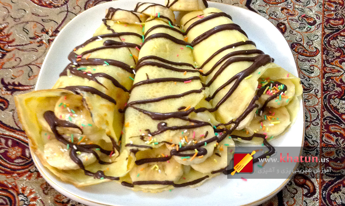 طرز تهیه کرپ با کرم پاتیسیر + عکس 